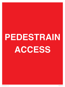 PEDESTRAIN ACCESS